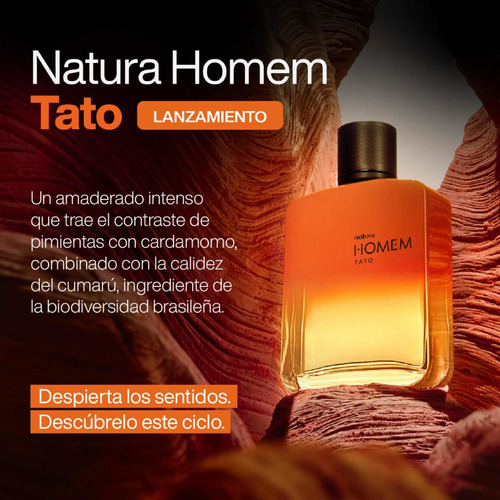 Perfume Masculino Homem Tato Natura | Cuotas sin interés