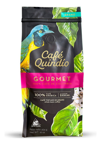 Café Quindío Gourmet Grano Café Gourmet Arábigo Aaa 454g