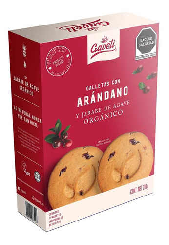 Galletas Saludables Gaveti Arándano 210 G