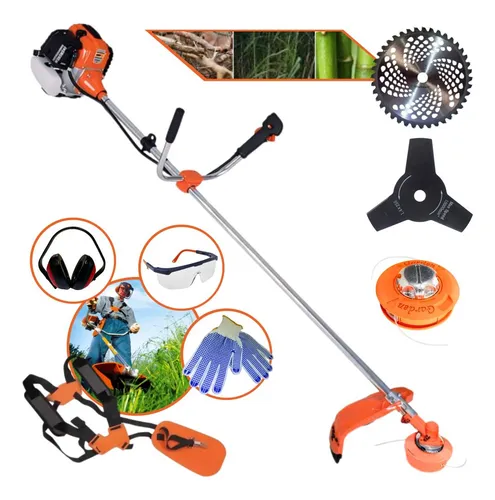 comprar Roçadeira Com Faca 3 Pontas À Gasolina 2,5hp 2t 52cc Terra