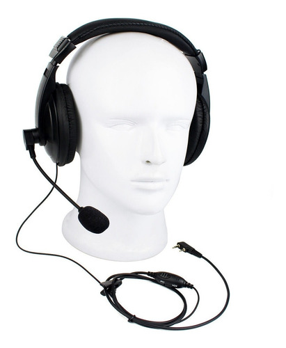 2pin Ptt/vox Headset Auricular Para Kenwood Retevis H777 Bao