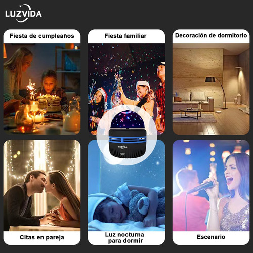 2 Pzs Luces Rgb Dj Led Luz De Fiesta Escenario Disco Lampara
