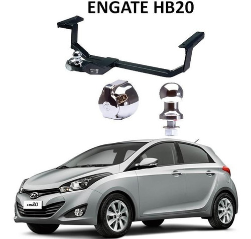 Engate Reboque Hb20 Hyundai - Original Mult