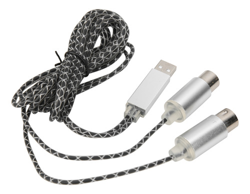 Convertidor Usb Midi De 70,9 Pulgadas, Cable Indicador De Ca