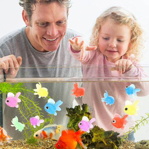 Adornos De Acuario Con Forma De Minipez Con Forma De Pez Dor