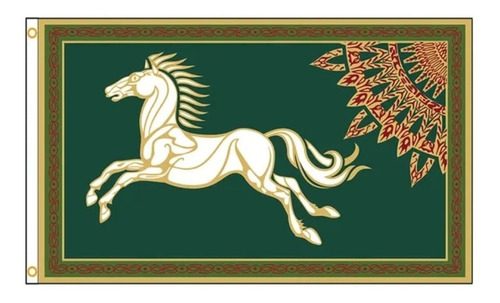 Bandera Rohan El Señor De Los Anillos Eorlingas 60 X 90 Cm