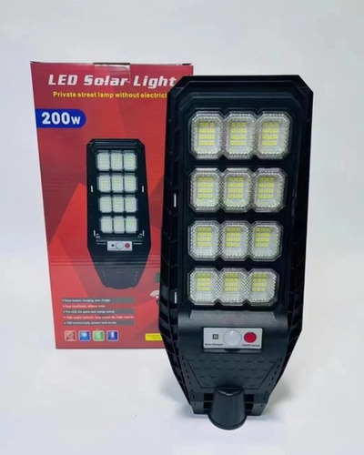 Lampara Solar 200w Eco 6500k