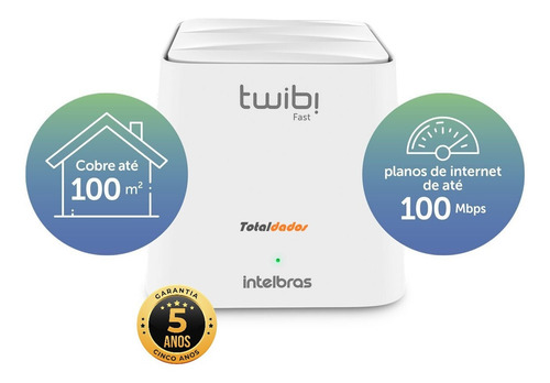 Imagem 4 de 7 de Roteador Intelbras Twibi Wifi Mesh Fast Conjunto 2 Unidades