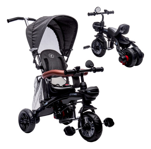 Triciclo Stark X3 Infantil Bebe Manija Adaptable Bicicleta X