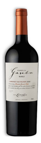 Familia Gascón Roble Vino Cabernet Sauvignon 750ml Mendoza