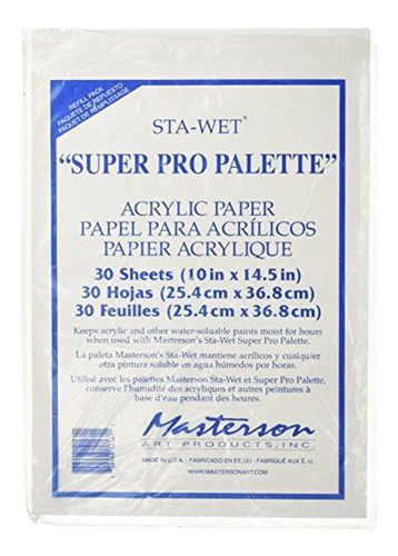Masterson Stawet Super Pro Paleta Acrilico Pelicula Recarg