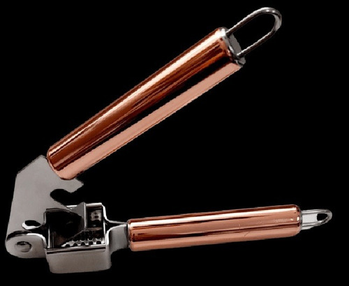 Imagem 4 de 5 de Triturador Ralador De Alho Rose Utensílio De Cozinha Inox