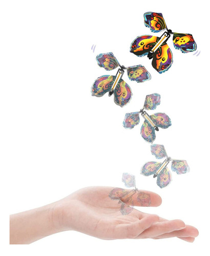 - 40 Mariposas Voladoras Mágicas Con Banda De Goma