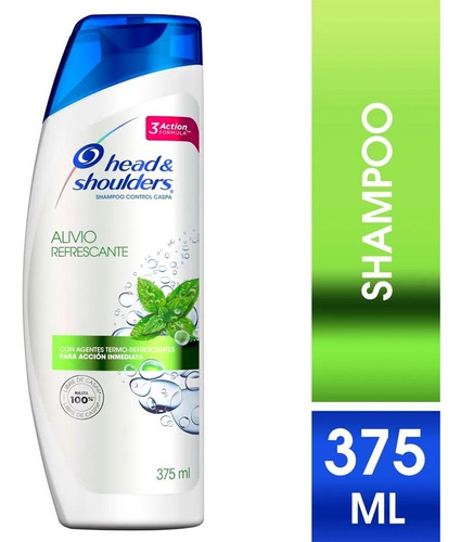 Shampoo Head & Shoulders Alivio Refrescante 375 Ml