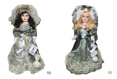 Imagem 3 de 4 de Boneca De Porcelana Dama Antiga 40cm Alta Qualidade Original