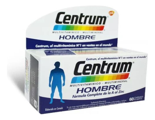 Centrum Hombre 60 Comprimidos Recubiertos