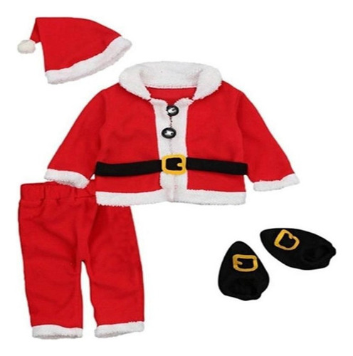 C Traje Infantil Conjunto De Traje De Santa Claus Para