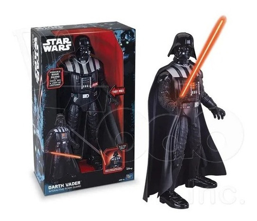 Star Wars Darth Vader Interactivo Room Guard Con Luz Sonido