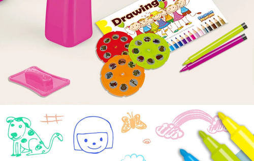 Iy Projetor Led Para Crianças, Conjunto De Desenho De
