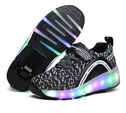 Ylllu Kids Led Roller Zapatos De Patinaje  B07tyyrgzn_070424