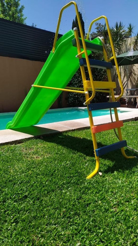 Imagen 6 de 6 de Tobogan Pileta Escalones 5 Verano Premium Envio Dadaa