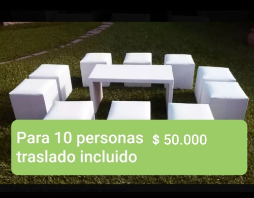 Alquiler De Puff Living Gazebo .juegos Luces Sonido
