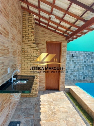 Imagem 10 de 14 de Dl-102.2 Casa 2 Quartos, Área Gourmet E Piscina Em Unamar