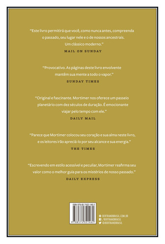 Séculos de transformações, de Mortimer, Ian. Editorial Editora Bertrand Brasil Ltda., capa mole em português, 2018