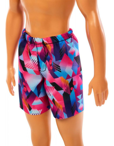 Barbie Muñeco Ken Rubio Traje De Baño Playa