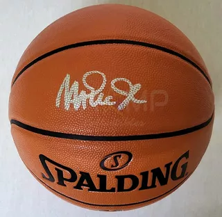 Imagen de autógrafo firmada para Fans de Baloncesto HWC Trading Lebron James Los Angles Lakers Gifts Marco A4 