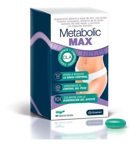 Metabolic Max Reduce Grasa Corporal X 60 Caps. Blandas
