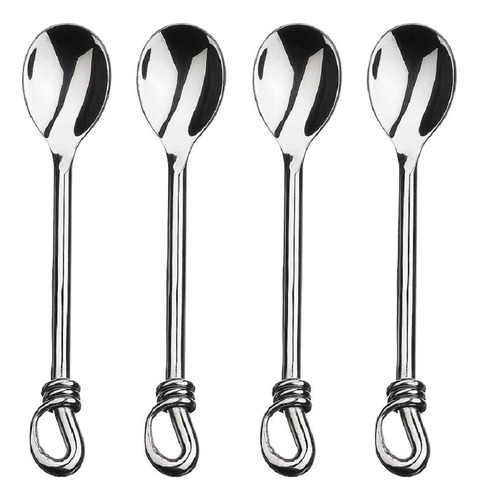 Ajuste Gourmet Twist 5 1 2 Mini Demitassse Cuchara Juego