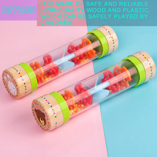 Minibatido Musical De Madera Rainmaker Rain Sticks Buwing