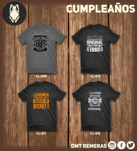 Cumpleaños Genial Leyenda - Personalizadas Con Fecha