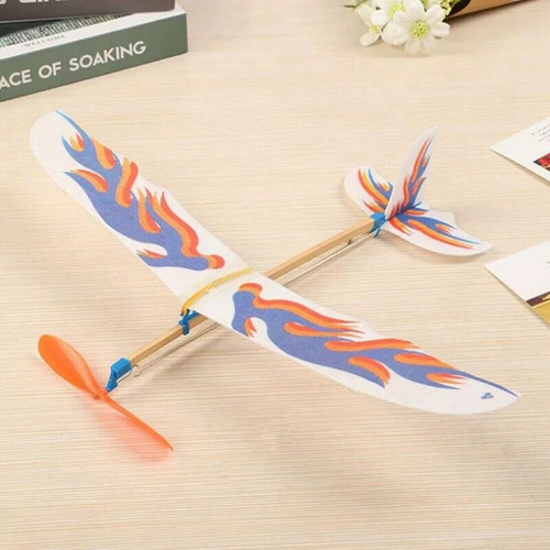2pcs Kit De Bricolaje De Plano Elástico Con Banda De Goma