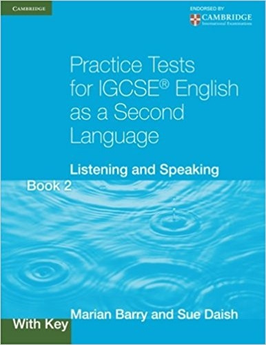 Practice Tests For Igcse English As A Second Language 2 - Book With Key (listening And Speaking), De Barry, Marian. Editorial Cambridge University Press, Tapa Blanda En Inglés Internacional, 2010