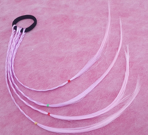 Imagen 5 de 9 de Trenzas Postizas De Colores Para Nenas Braid Style