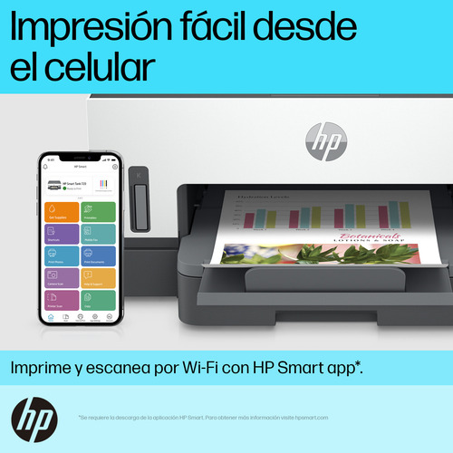 Impresora Multifuncional Hp Smart Tank 720 Tinta Continua Color Wi-fi Smart App Dúplex