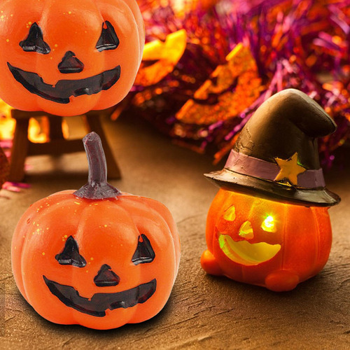 16 Piezas De Calabaza De Mueca Simulada Divertida Para