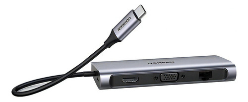 Adaptador Multiportas Usb-c Ugreen 10 Em 1 Cinza Espacial