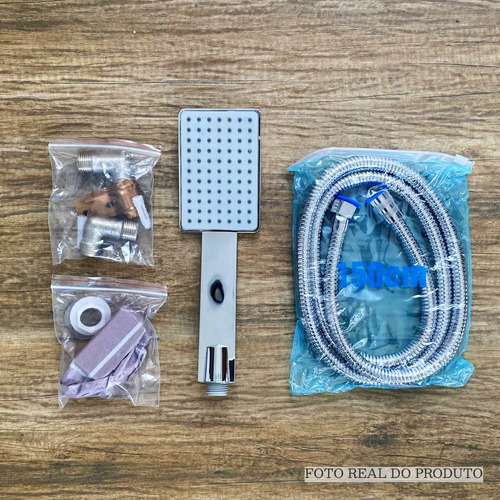 Ducha Vertical Com Hidromassagem E Cascata Inox Prata Led