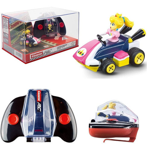 Carrera Mario Kart Mini Rc Escala 1:50 Personaje Peach/Princesa