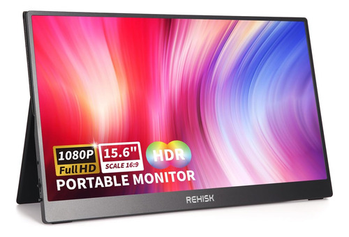 Monitor Portatil Lcd 1080p Ips Ultra Delgado Hdr Parlantes