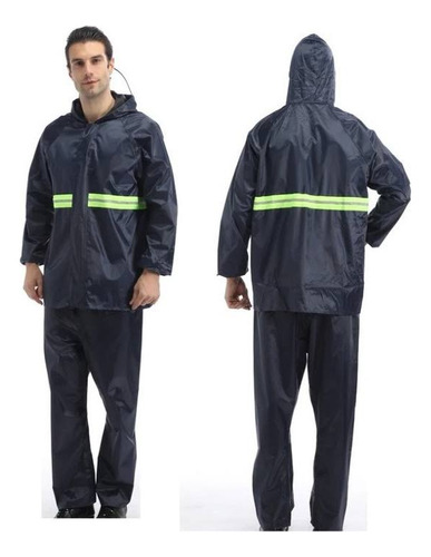 Traje De Agua Impermeable / Traje De Lluvia Moto / Bicicleta