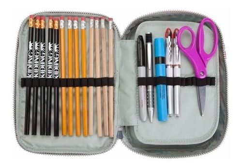 Kipling Lapicera Grandes 100 Pens -originales Color Rojo