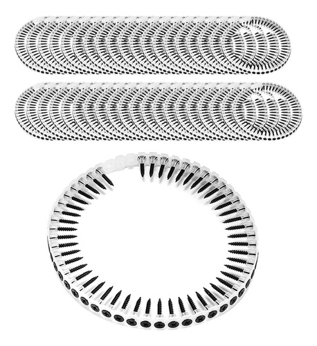 Tornillos En Tiras Para Paneles De Yeso 40 Tiras 2000 Piezas