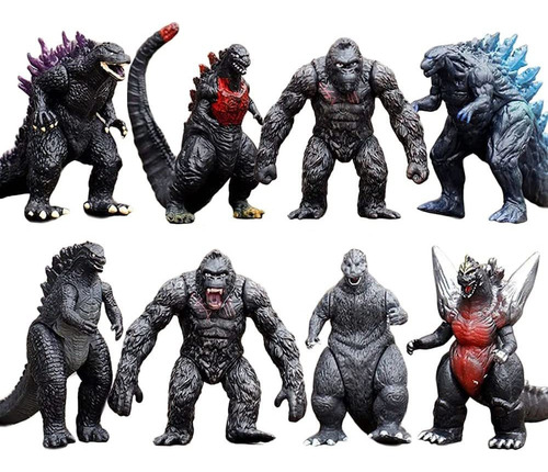 8 Piezas/set Dinosaurio Shin Godzilla Juguete )