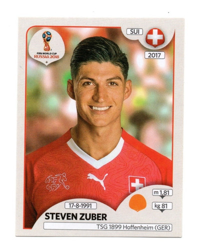 Figuritas De Rusia 2018, Suiza, Buen Estado