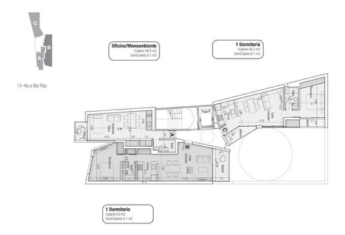 Imagen 21 de 22 de Edificio De Diseño Con Loft, 1 Y 2 Dormitorios