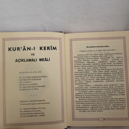 Imagen 5 de 9 de Kuran Kerim Ve Açklamal Meali Saudi Arabistan Kralligi